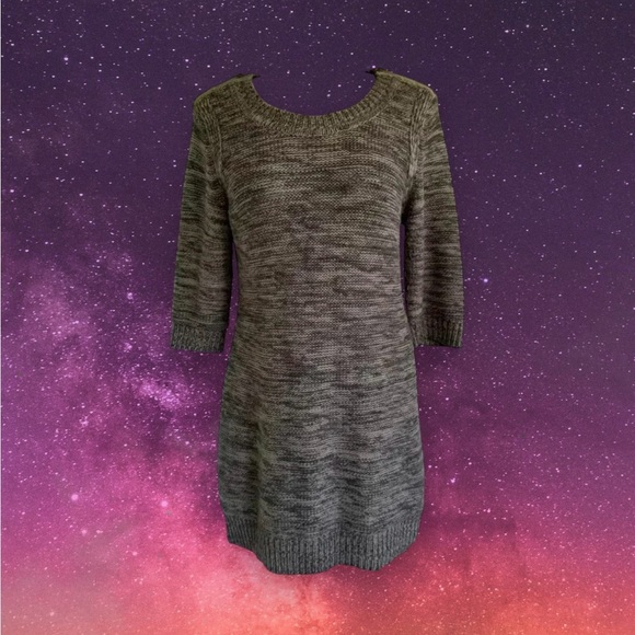 💟Beige Sweater Tunic 3/4  Sleeves - Picture 6 of 12